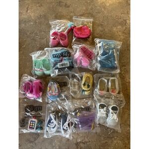 My Life As Doll Shoes Fits 18" Dolls- Lot Of 11+ More